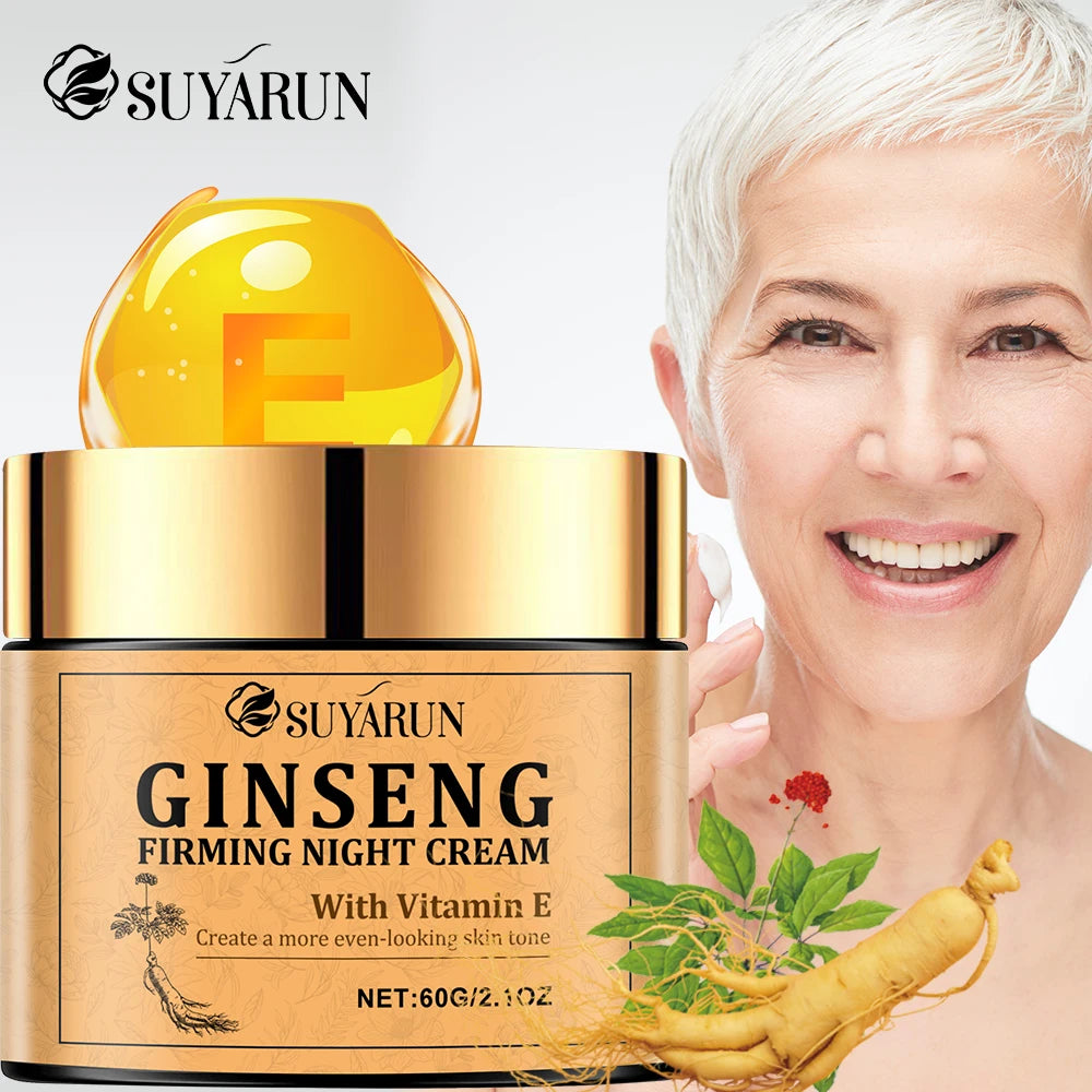 Ginseng Firming Night Cream - Moisturizing Anti-Aging Skin Care 50ml