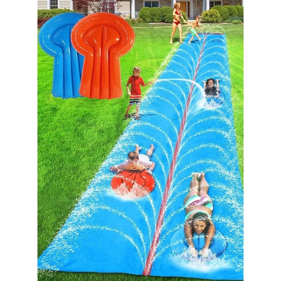 Extra Long Heavy Duty Outdoor Water Slide for Summer Fun - 26 Feet