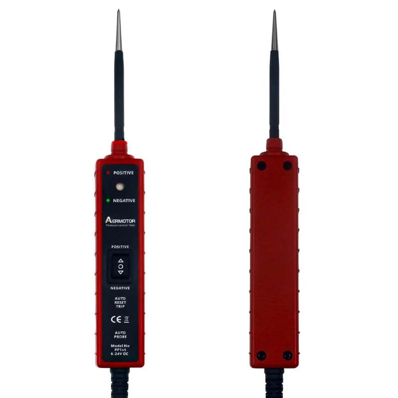 Automotive Electric Circuit Tester with Power Switch for Vehicle Diagnostics