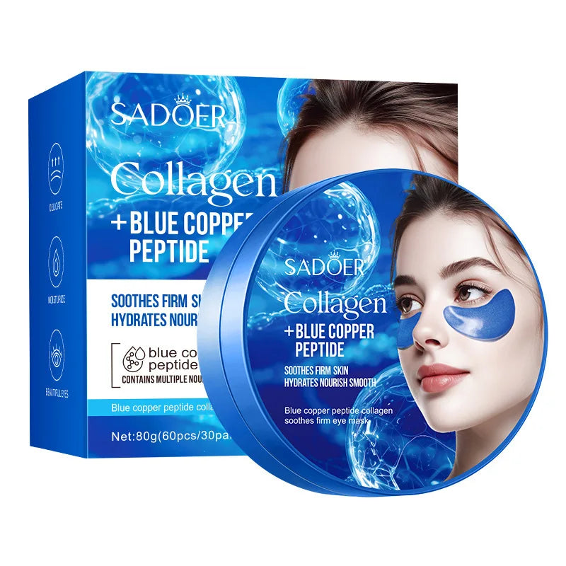 Collagen Eye Mask Caffeine Patches for Dark Circles - 10 Pairs