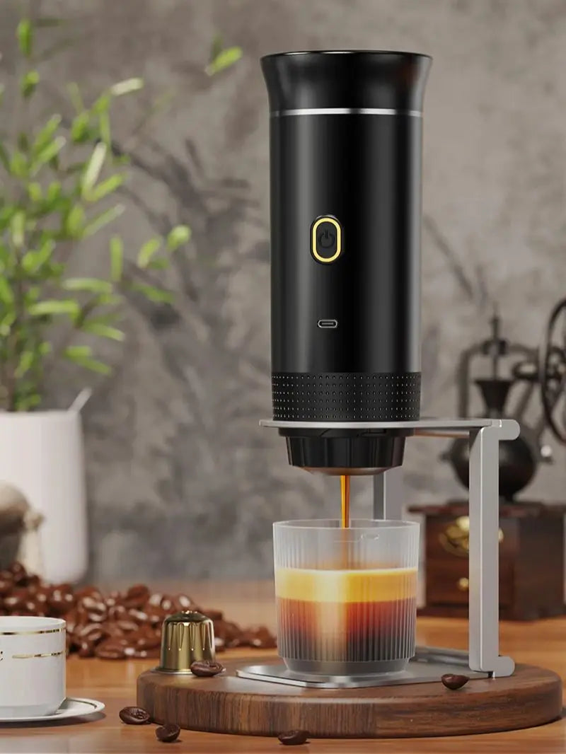 Portable Espresso Coffee Maker 3-in-1 for Car & Home Camping Travel