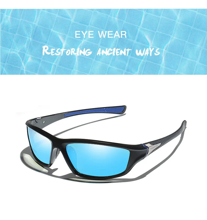 Polarized Sports Sunglasses for Cycling, Fishing, Running - Unisex Eyewear