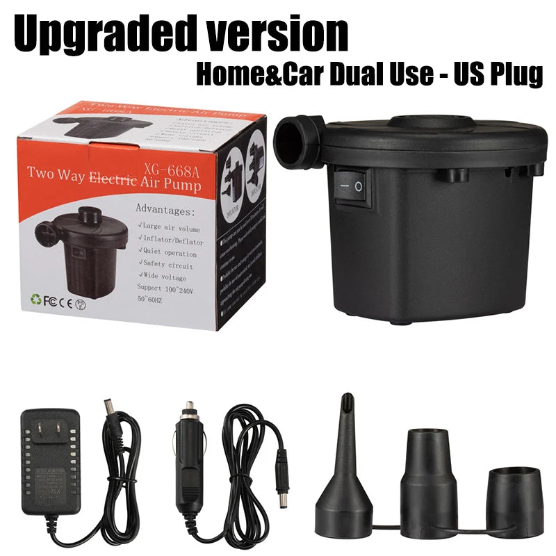 Portable Electric Air Pump for Camping and Inflatable Products