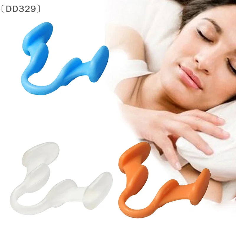Anti-Snoring Nasal Dilator Silicone Nose Clip Sleep Aid Device