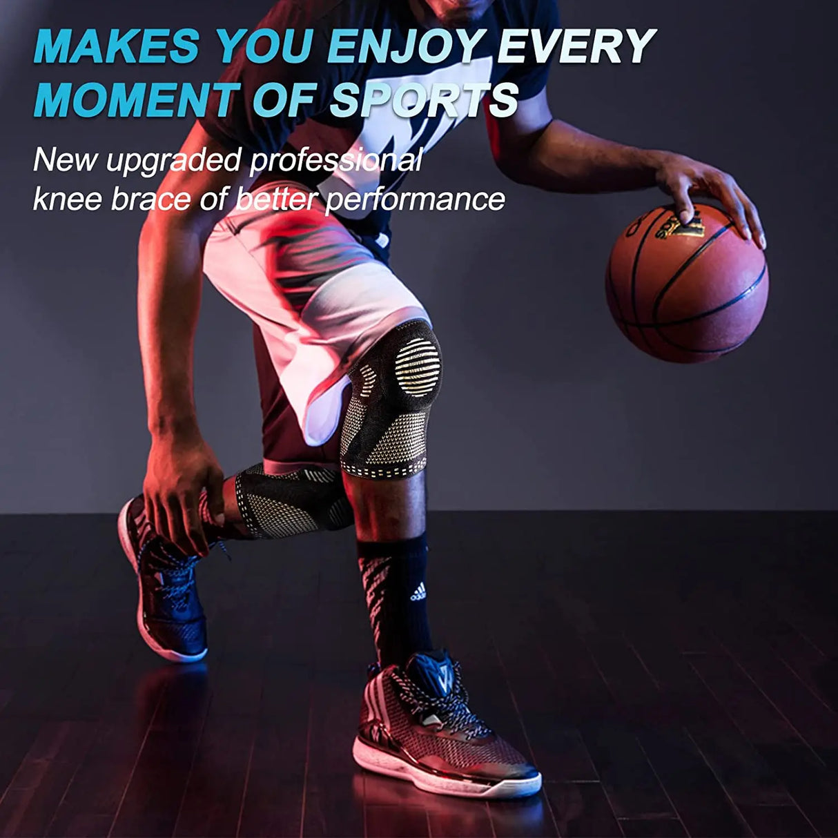 NEENCA Copper Knee Brace with Gel Pad & Stabilizers for Joint Support