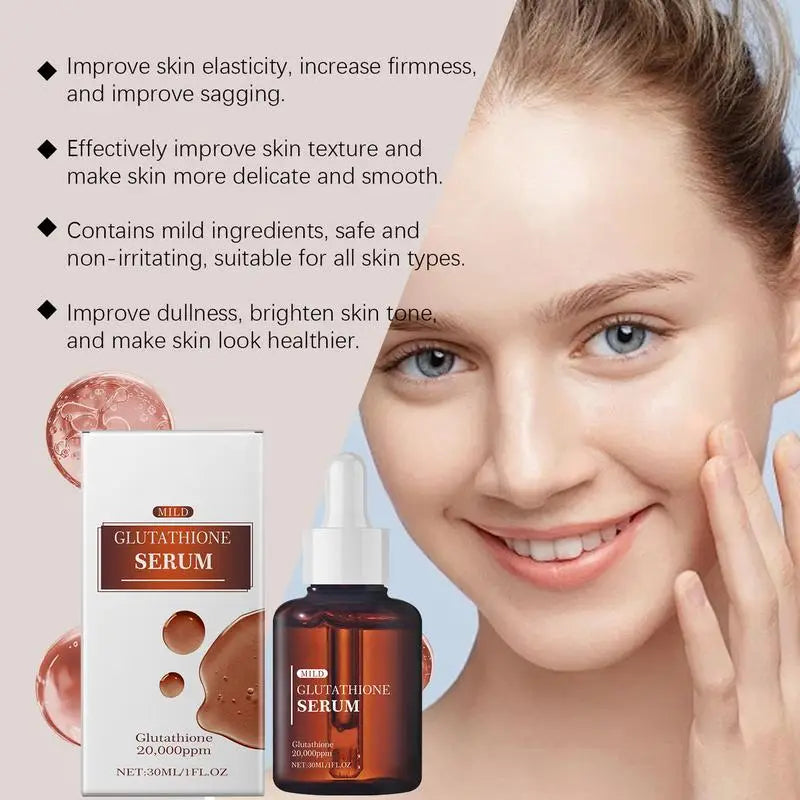 Glutathione Serum 30ml for Dark Spots, Fine Lines & Skin Rejuvenation