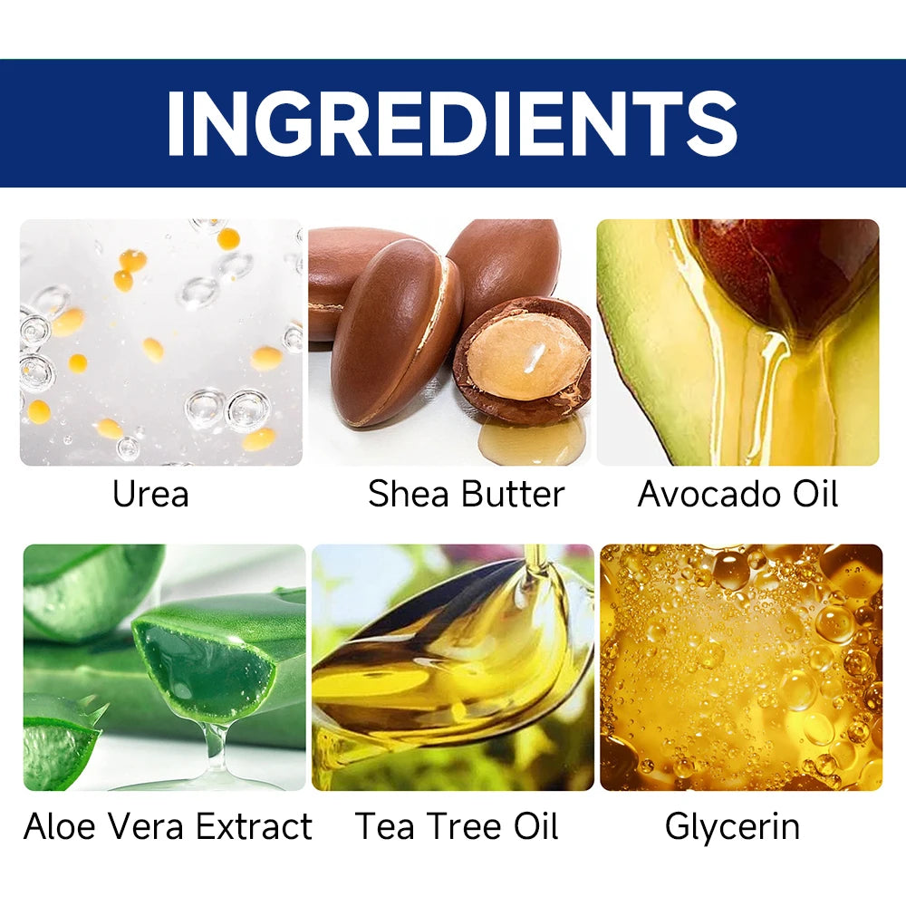 Urea Foot Cream 60% - Intensive Moisturizing Treatment for Cracked Heels