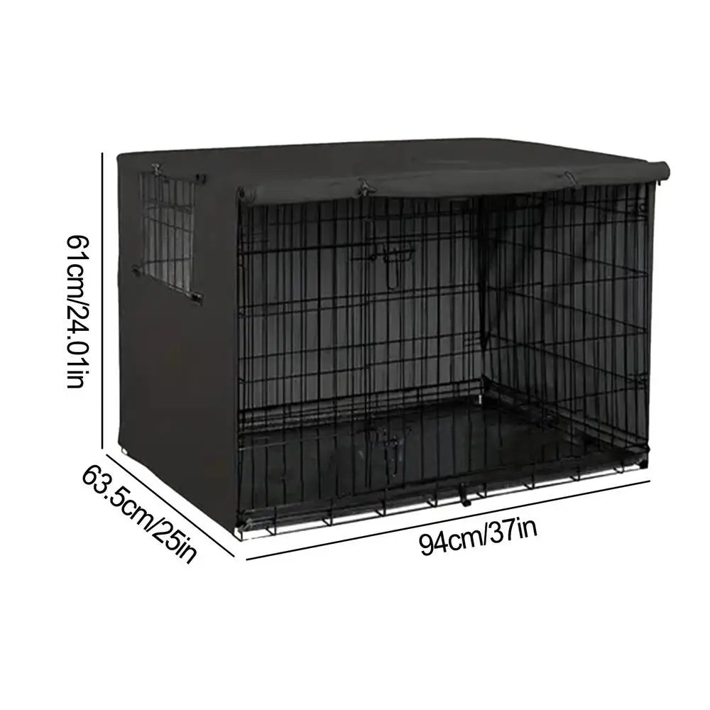 Pet Cage Cover Waterproof Oxford Dog Cat Crate Cover for Indoor Use