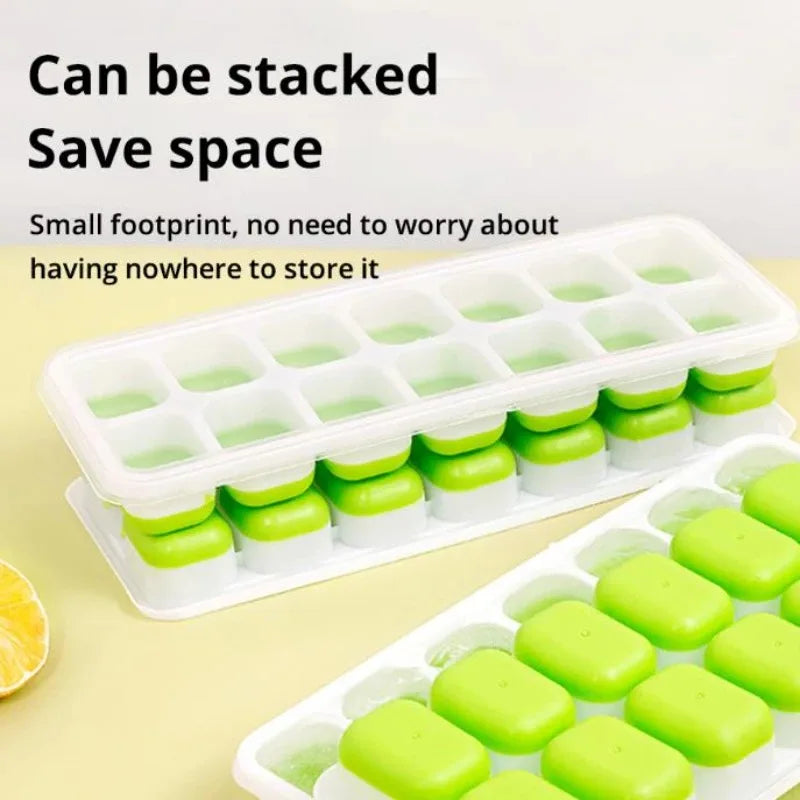 Silicone C Mold with Lid - 2/4pcs C 14 Cube Set