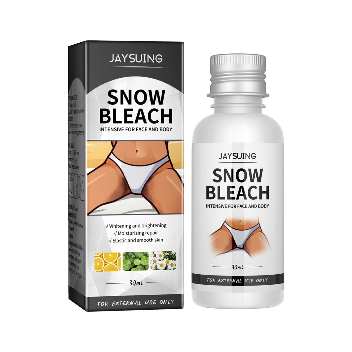 Body Snow Bleach Cream for Brightening Private Parts & Underarms
