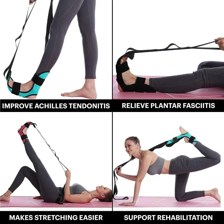 Leg Stretching Band for Flexibility & Rehabilitation - Fitness Training Belt