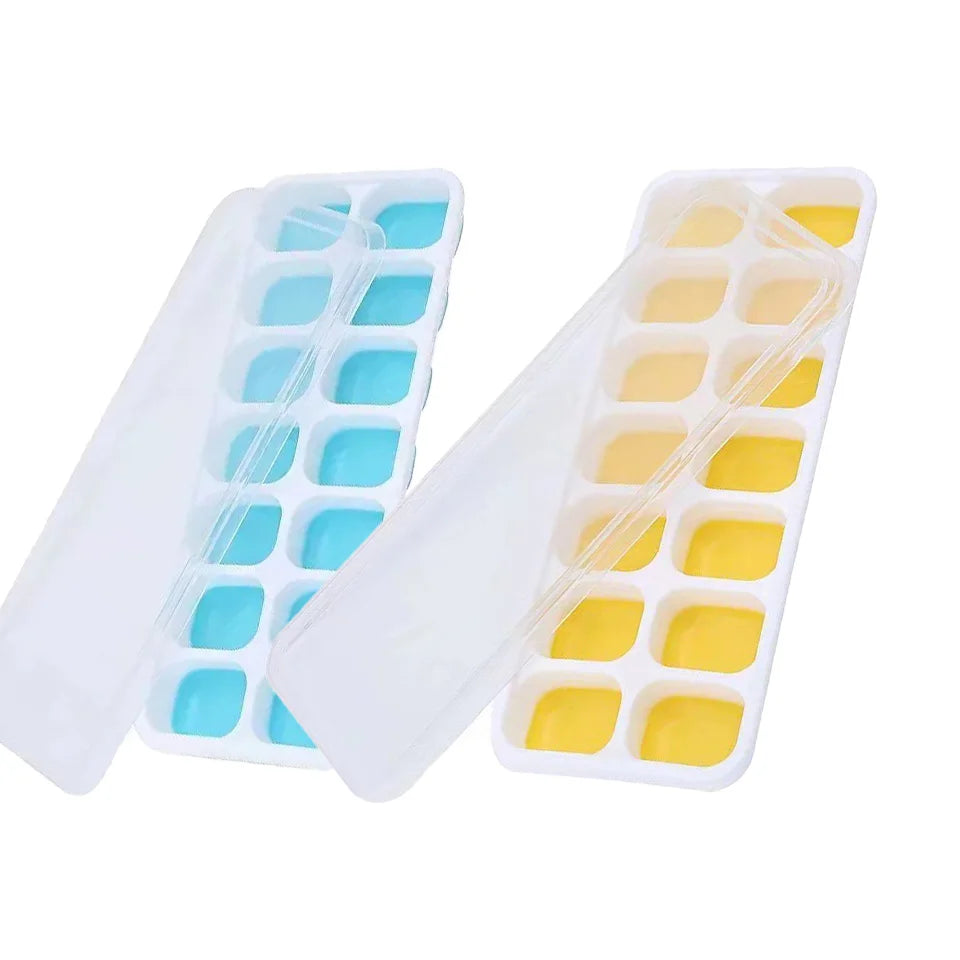 Silicone C Mold with Lid - 2/4pcs C 14 Cube Set