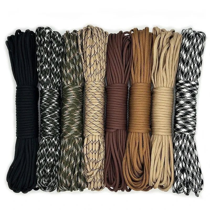 Braided Paracord 4mm Thick 30m for Camping, Hiking, DIY Projects