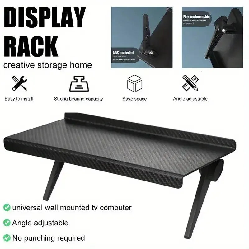 Wireless Router & Set-top Box Storage Rack - 1PC No Perforated Design
