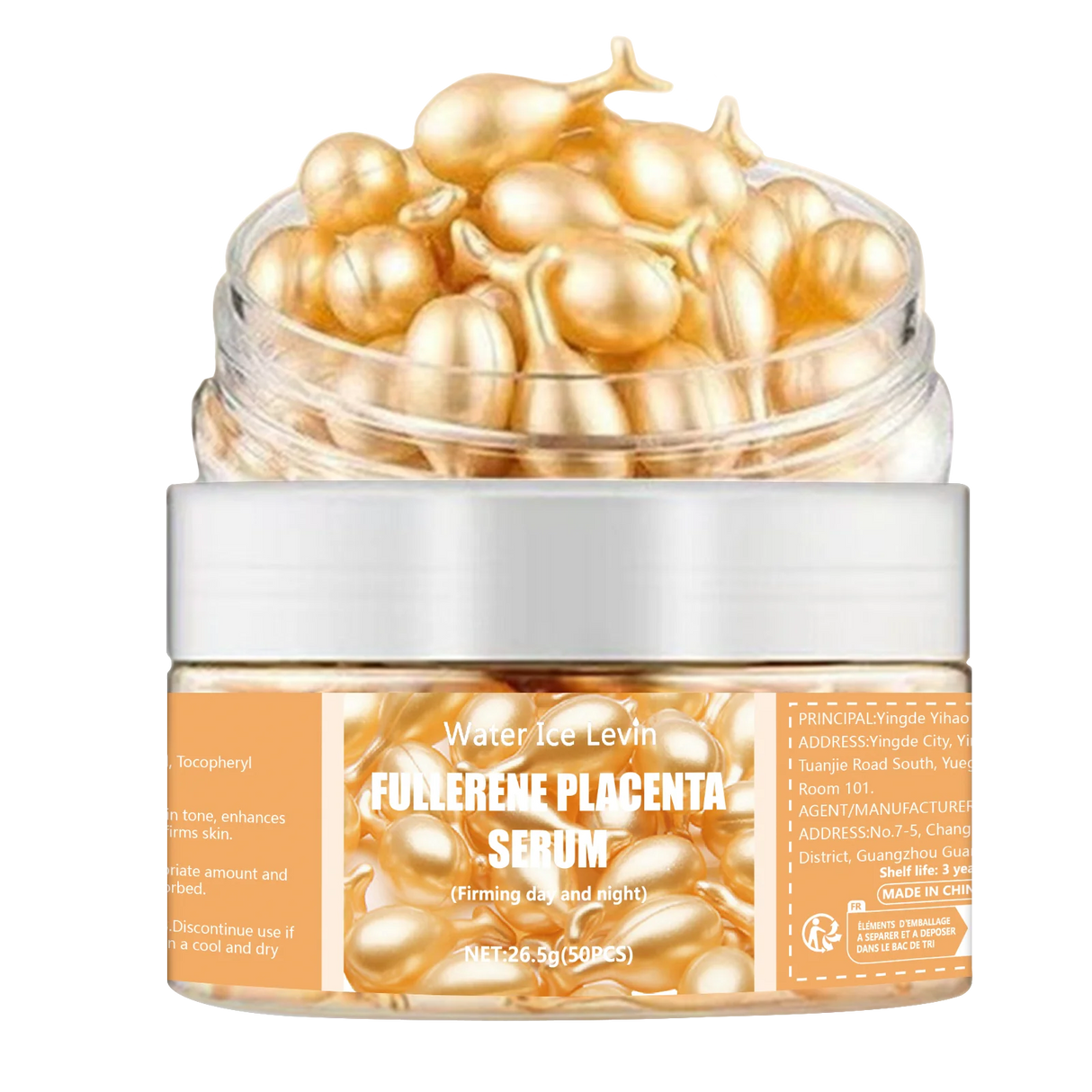Collagen Face Care Capsules 50Pcs Hyaluronic Acid Serum for Skin Care