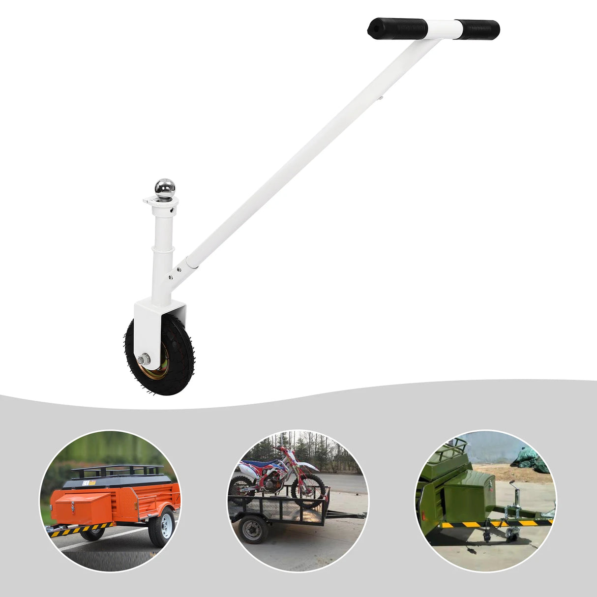 Weight Distributing Adjustable Trailer Dolly, 3000lbs Capacity Mover