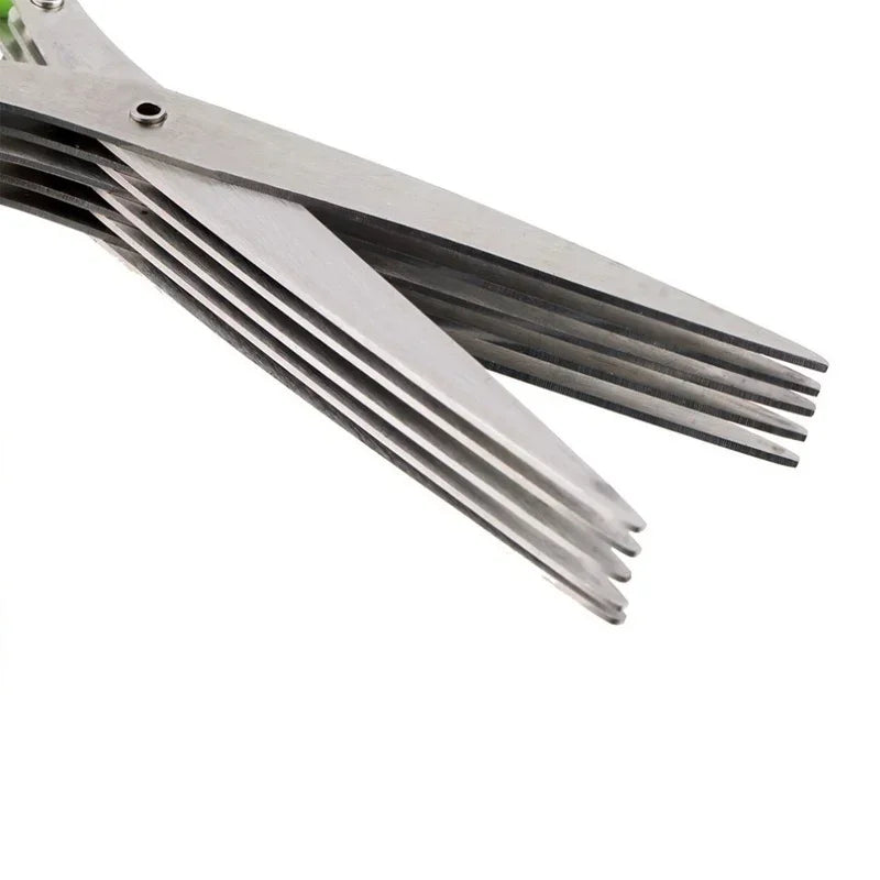 Multi-functional Stainless Steel Kitchen Scissors 3/5 Layer Cooking Tool