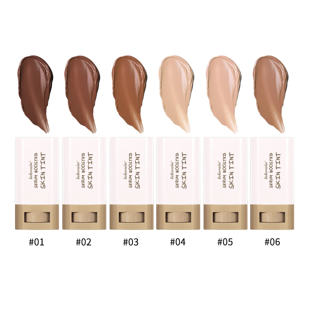 Skin Tint Balm Foundation Stick, Medium Coverage, Portable Makeup