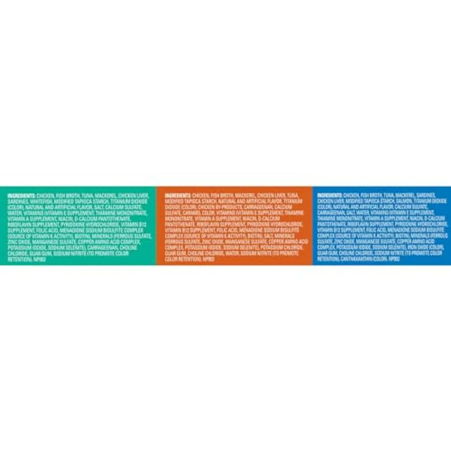 Wet Cat Food Variety Pack, Seafood & Poultry, 12 Cups, 2.75 Ounce Each