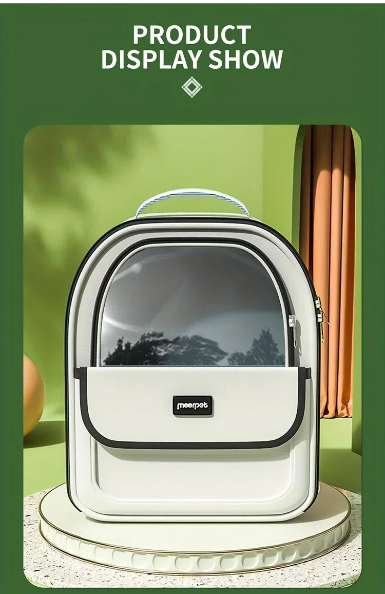 Transparent Cat Dog Carrier Backpack, Portable Space Capsule for Pets