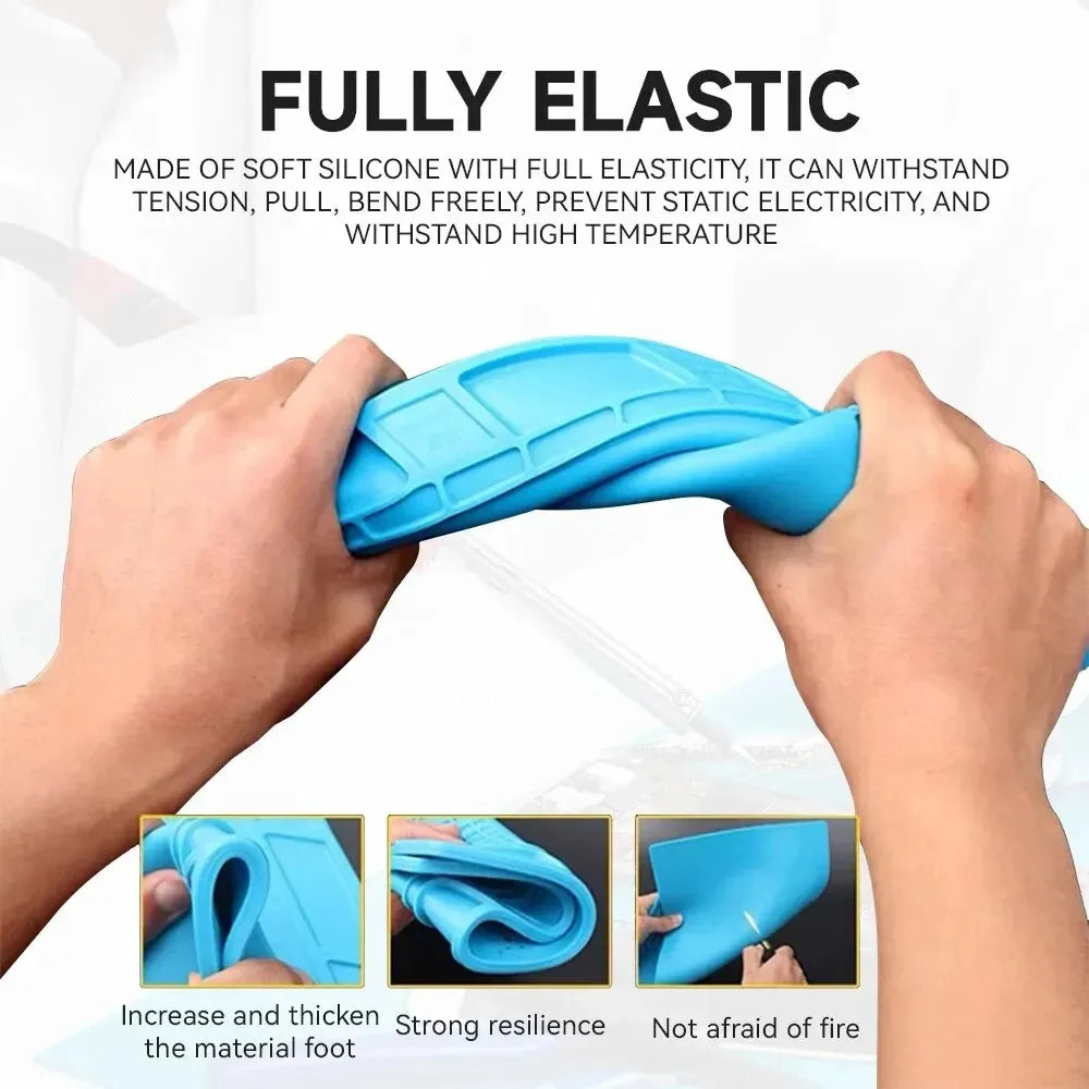 Soldering Station Mat Silicone Heat Resistant 932°F Anti-Static Magnetic Mat