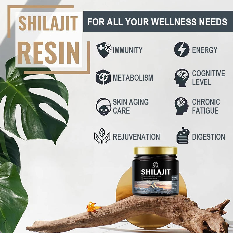 Himalaya Pure Shilajit Resin 60g - Natural Energy & Cognitive Support