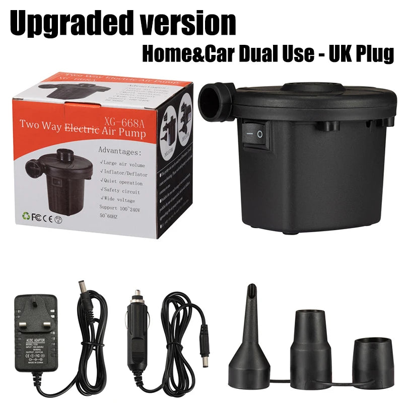 Portable Electric Air Pump for Camping and Inflatable Products