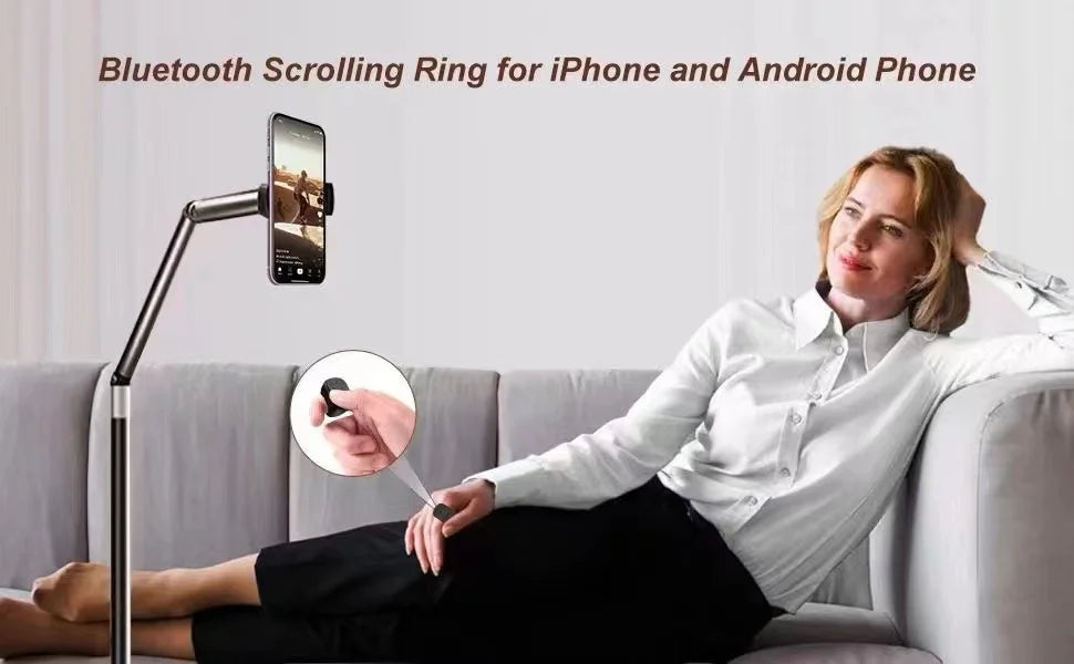 Tiktok Scrolling Ring Remote Control for iPhone iPad Android Bluetooth