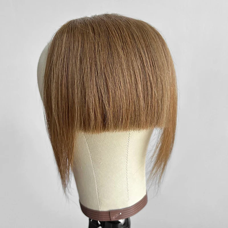 Clip On Bangs Wig for Women - Straight Human Hair Hairpiece