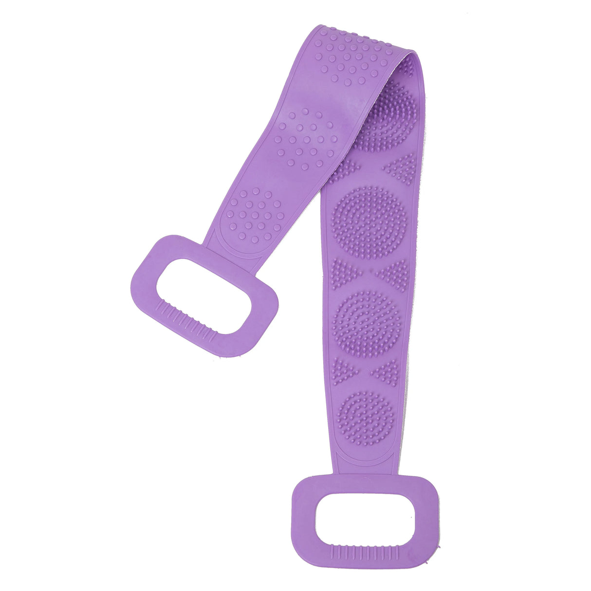 Silicone Bath Scrubber Exfoliating Brush Back Cleaner Body Strap Accessory