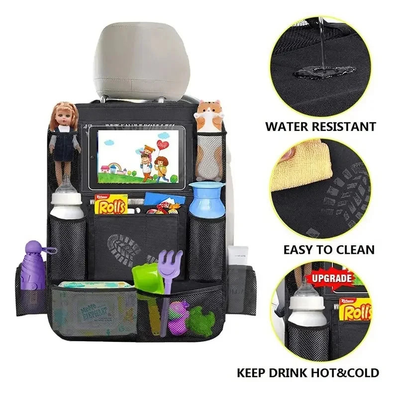 Car Seat Organizer Oxford Fabric Multi Pocket Storage Bag for Kids