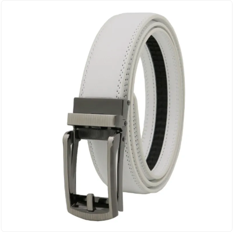 Premium Leather Automatic Buckle Belt for Casual and Formal Wear