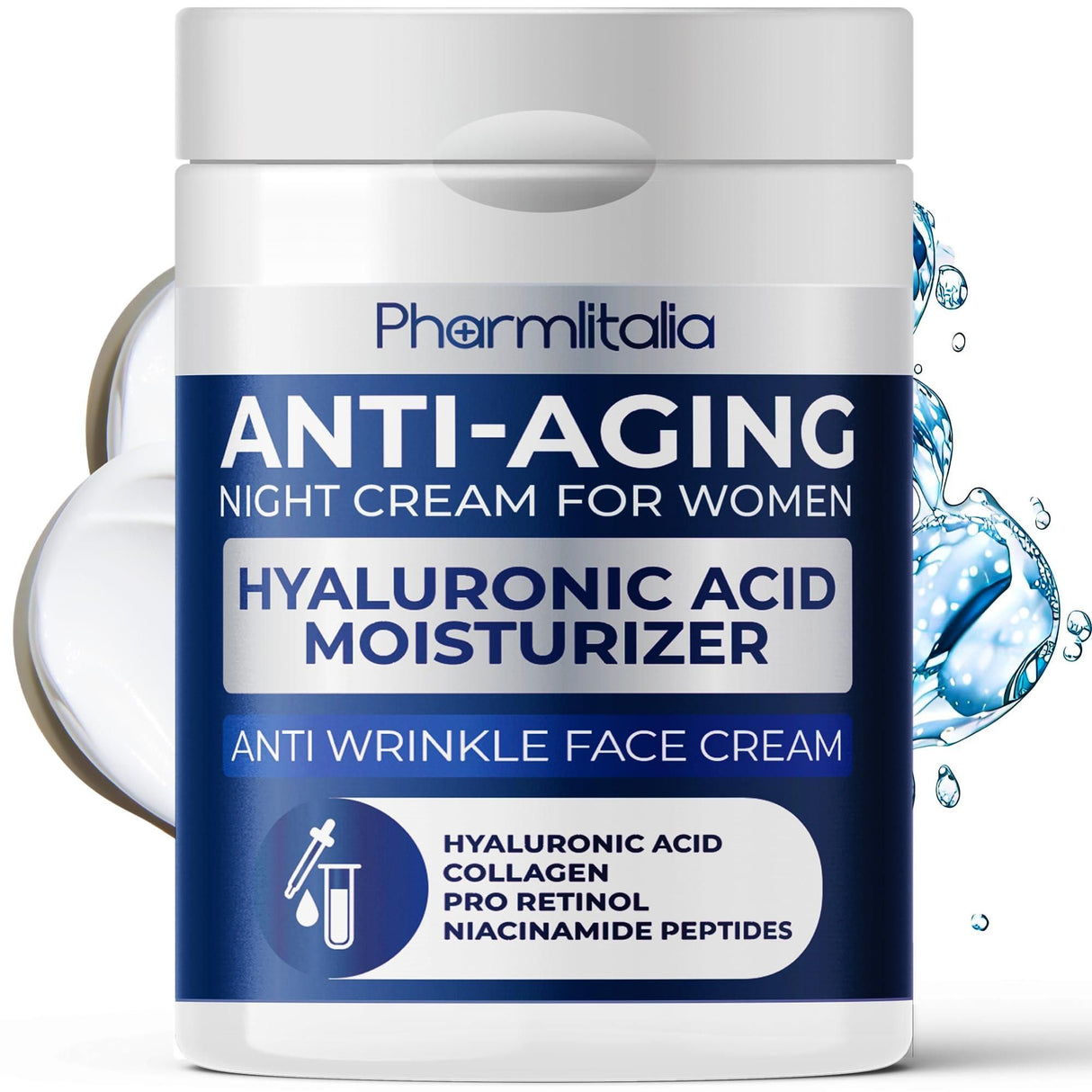 Anti-Aging Retinol Night Cream for Women with Hyaluronic Acid