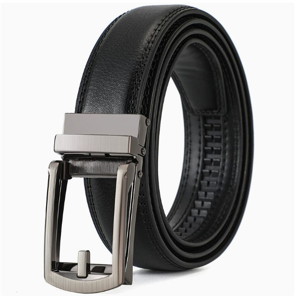 Premium Leather Automatic Buckle Belt for Casual and Formal Wear