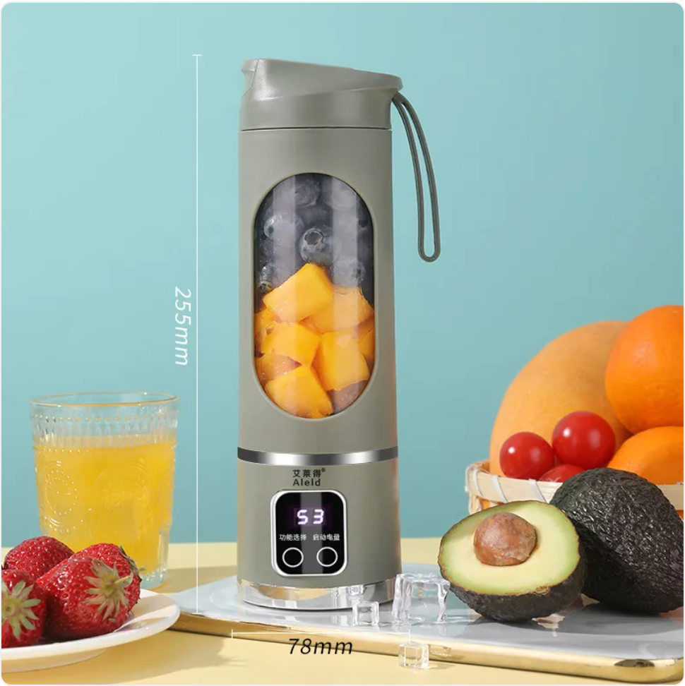 USB Rechargeable Portable Blender with USB Charging Cable and Manual