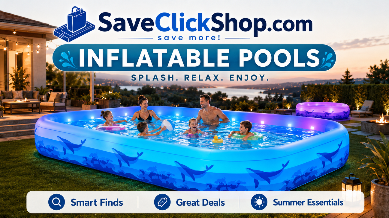 Inflatable Pools for Backyard Summer Fun | SaveClickShop