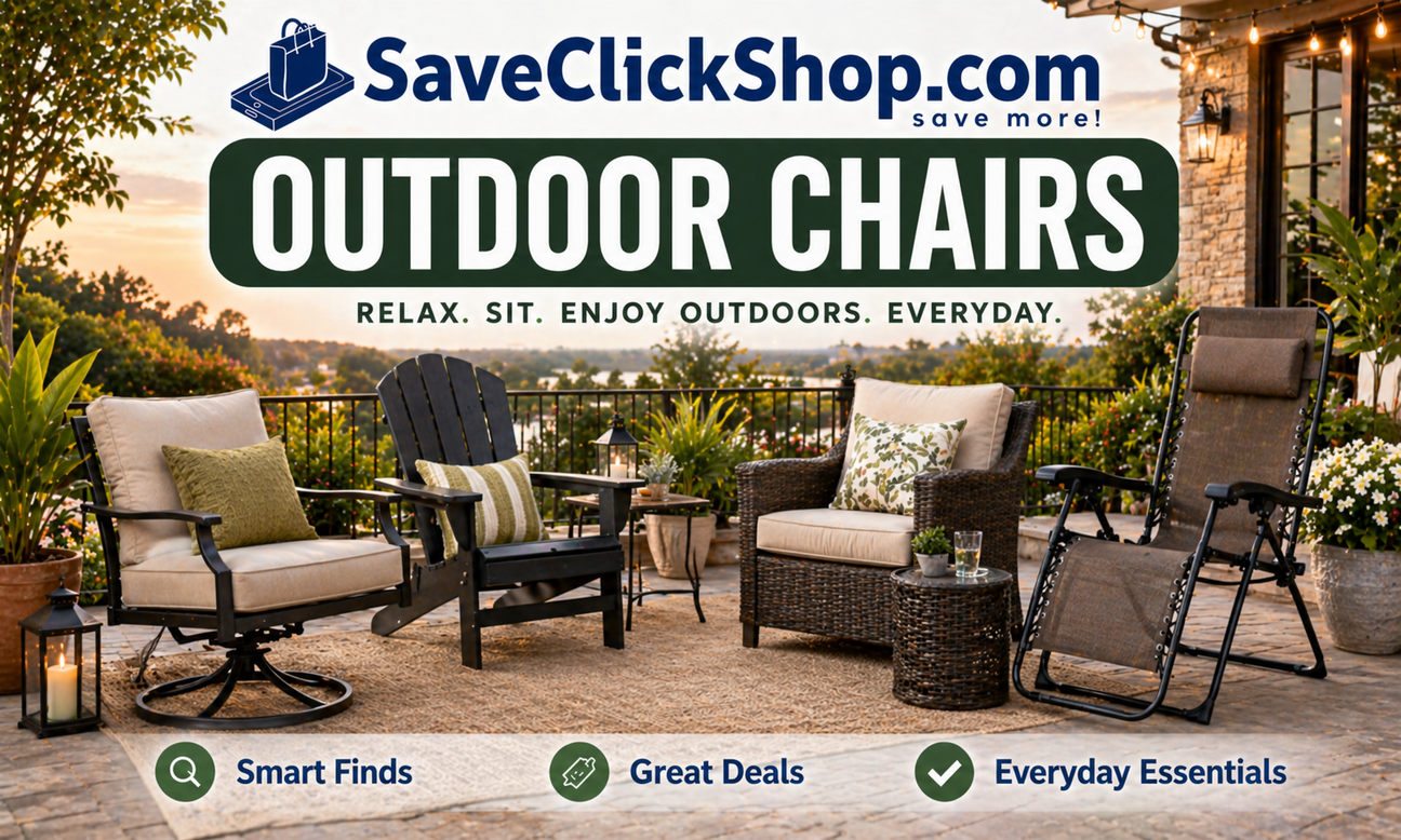 Outdoor Chairs collection featuring patio and garden seating including folding chairs, rocking chairs, and durable outdoor seating for everyday use.