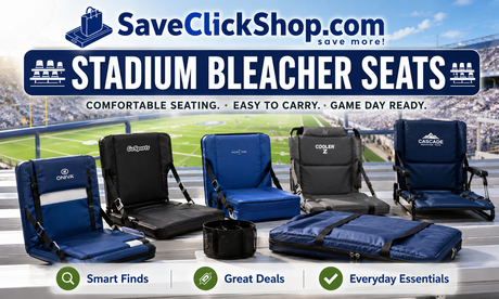 Stadium Bleacher Seats | Portable Game Day Seating | SaveClickShop