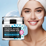 Retinol Face Cream 50ML - Collagen & Hyaluronic Acid Moisturizer