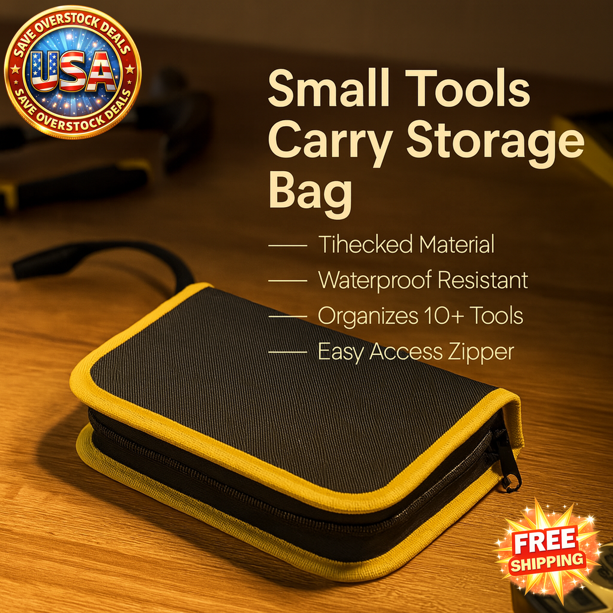 Small Tools Storage Bag Organizer Pouch for Essential Tools - 1420