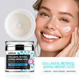 Retinol Face Cream 50ML - Collagen & Hyaluronic Acid Moisturizer