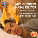 Anti-Snoring Nasal Dilator Silicone Nose Clip Sleep Aid Device
