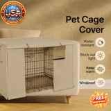 Pet Cage Cover Waterproof Oxford Dog Cat Crate Cover for Indoor Use