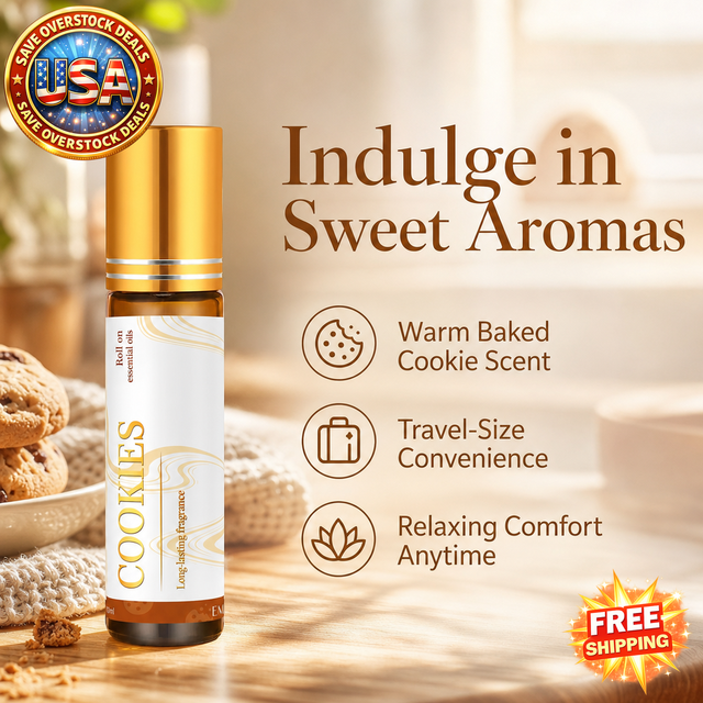 Cookie Scented Essential Oil Roll-On, 10ml - Travel Size