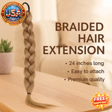Braided Synthetic Hair Ponytail Extension with Elastic Band - Daily Use