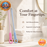 Comfort Silicone Brush for Toe Gap Cleaning - Foot Care Tool