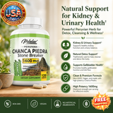 Chanca Piedra Capsules 1600mg - Kidney Stone Support Supplement