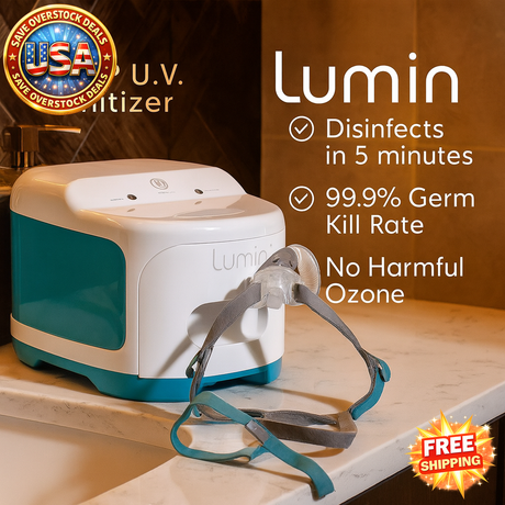 Lumin CPAP U.V. Sanitizer for Fast Disinfection