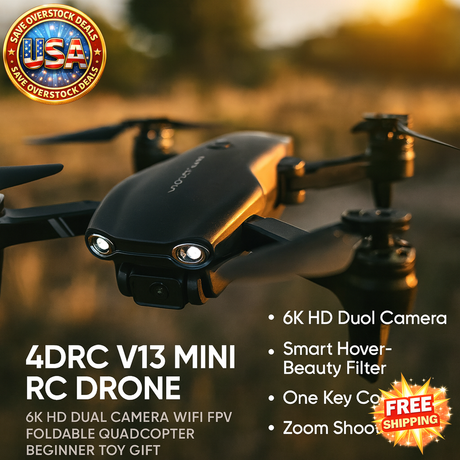 4DRC V13 Mini RC Drone 6K HD Dual Camera Quadcopter