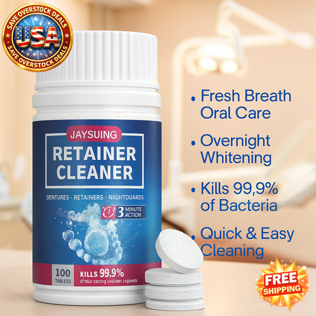 Denture Cleaning Tablet for Fresh Breath Care